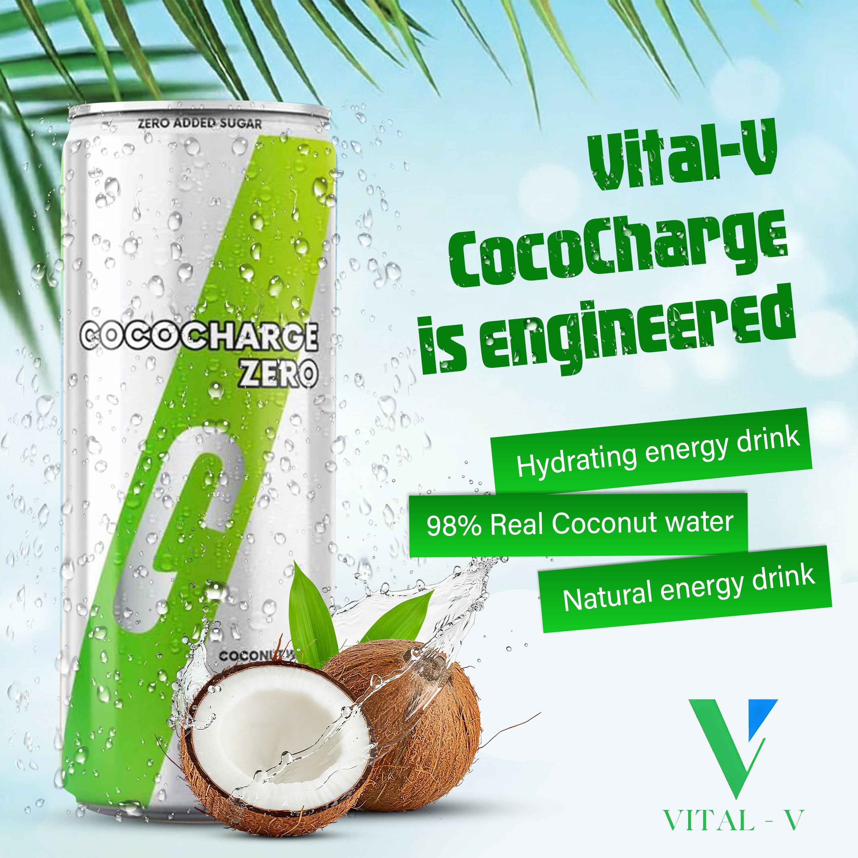 Cococharge Zero– Coconut Water Energy Drink