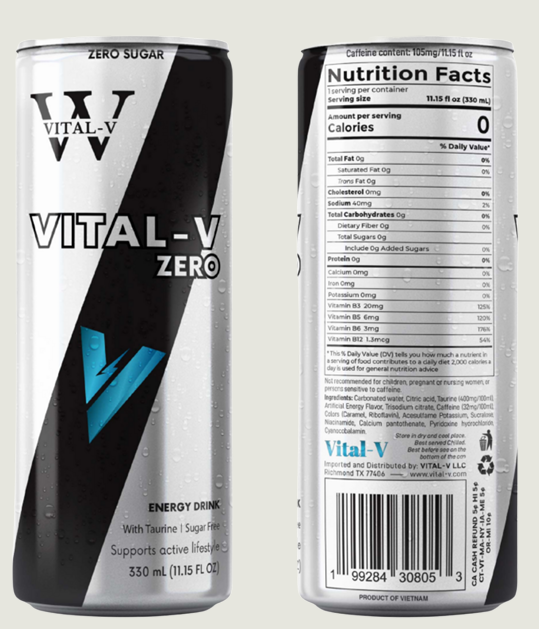 Vital-V Zero Energy Drink – Clean Functional Energy - Vital-V LLC