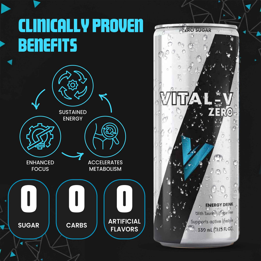 Vital-V Zero Energy Drink– Clean Functional Energy