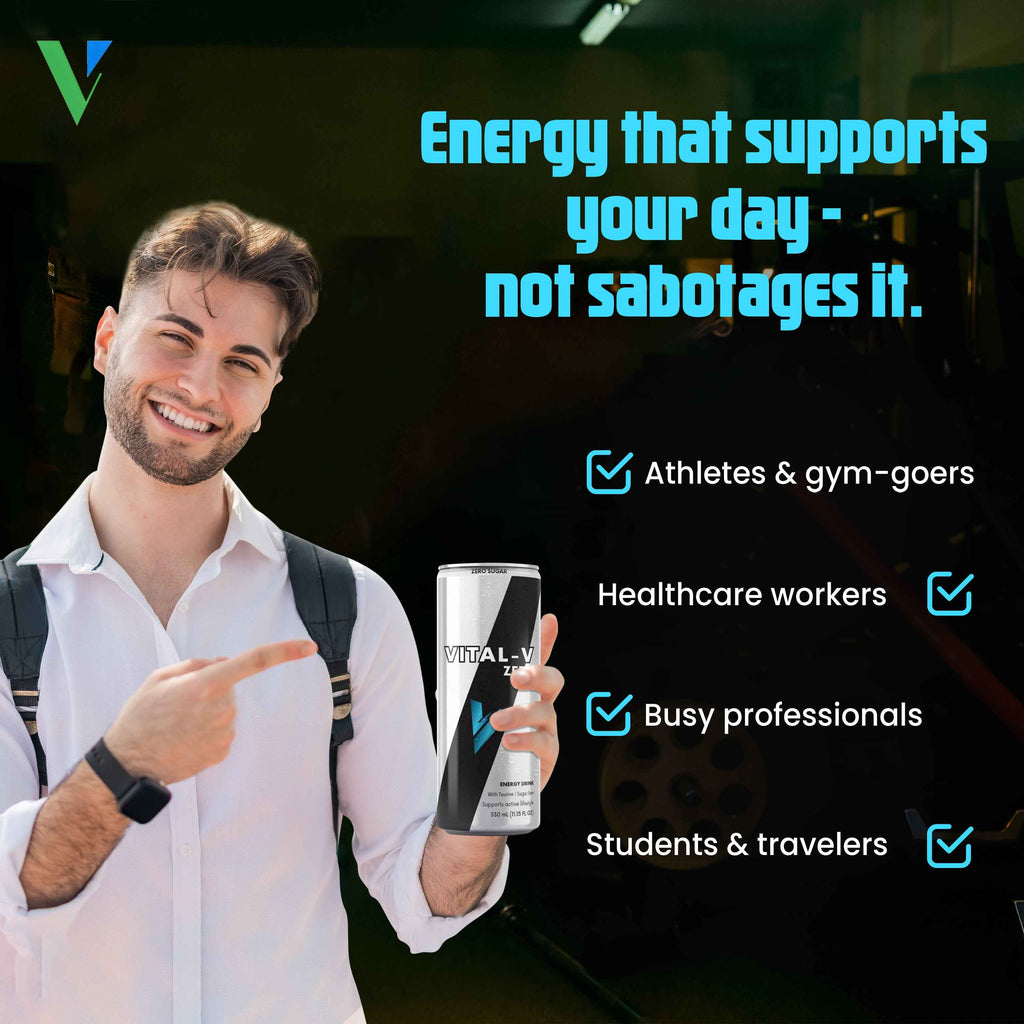 Vital-V Zero Energy Drink– Clean Functional Energy